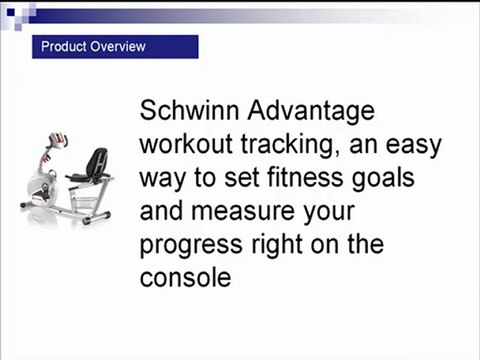 Exercise Bike - Schwinn 240 Recumbent Bike