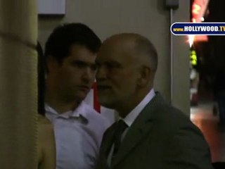 John Malkovich & Mary Louise Parker Hangin At The Roosevelt Smokin Cigs