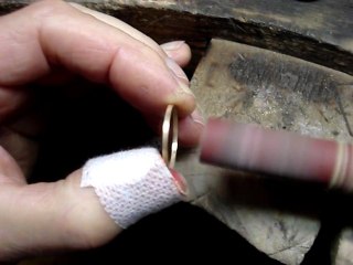 Joaillier créateur patrick martin.Fabrication d'une bague
