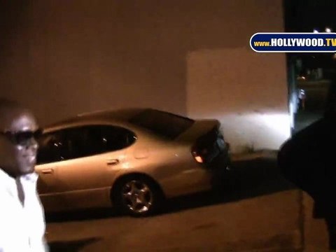 Music Producer Legend LA Reid Hits Recording Studio