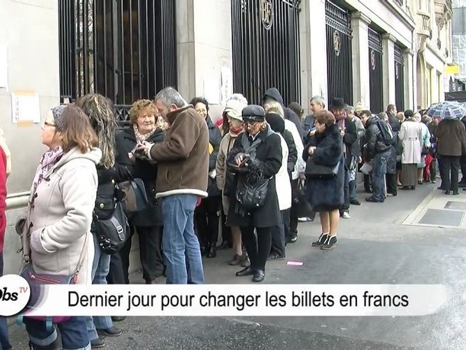 Dernier jour pour changer des francs en euros