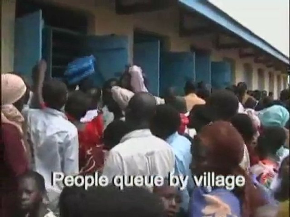 Bednet Distribution in Kadokolene, Uganda