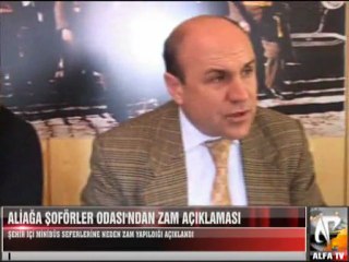 Aliağa Şoförler Odası'ndan Zam Açıklaması