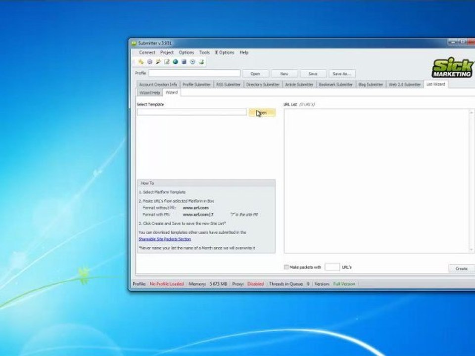 sicksubmitter4 :installation et presentation
