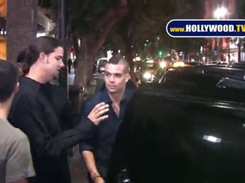 Mark Salling Departs My Studio Amid Huge Sidewalk Throng