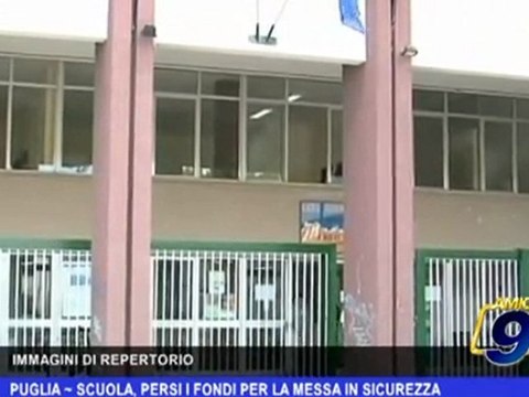 Puglia | Scuola, persi i fondi per la messa in sicurezza