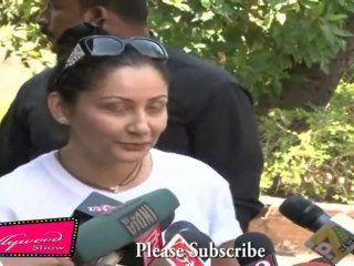 Manyata dutt voting at palli hill 02.mp4