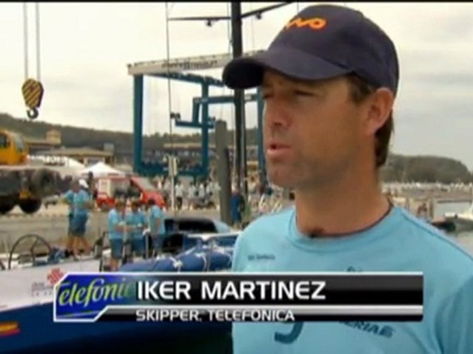 Segeln - Team Telefonica erneuert Takelage