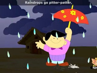 Raindrops - Nursery Rhyme with Lyrics (HD)