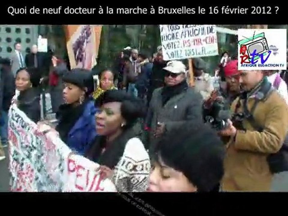Quoi de neuf docteur à Bxl le 16 février 2012 ? Une forte mobilisation de la diaspora surtout de nos mamans...