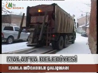 MALATYA BELEDİYESİ KARLA MÜCADELE ÇALIŞMASI