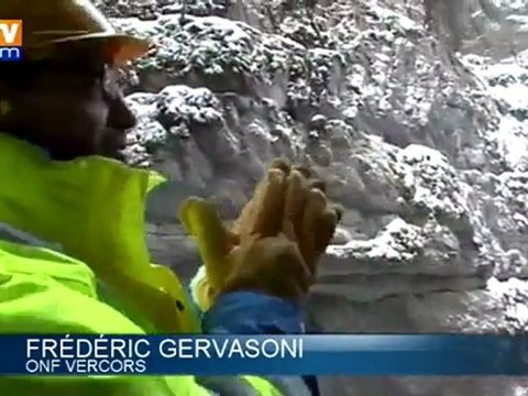 En Isère, Des tirs de carabine pour éliminer les stalactites