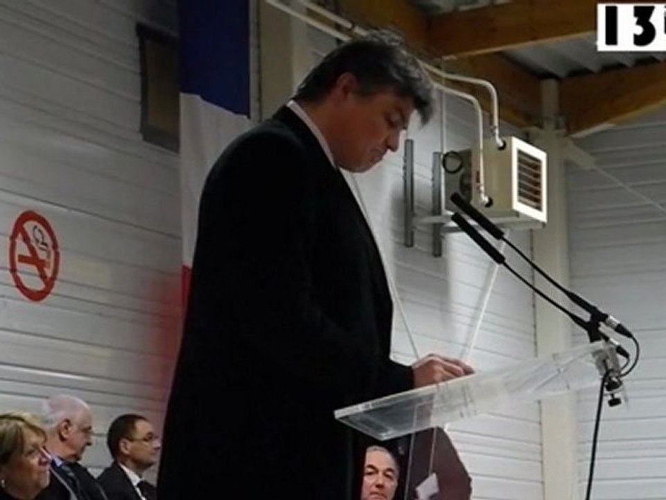 Le Ministre David DOUILLET reçu par Bernard REYNES à Chateaurenard - Lundi 13 février 2012
