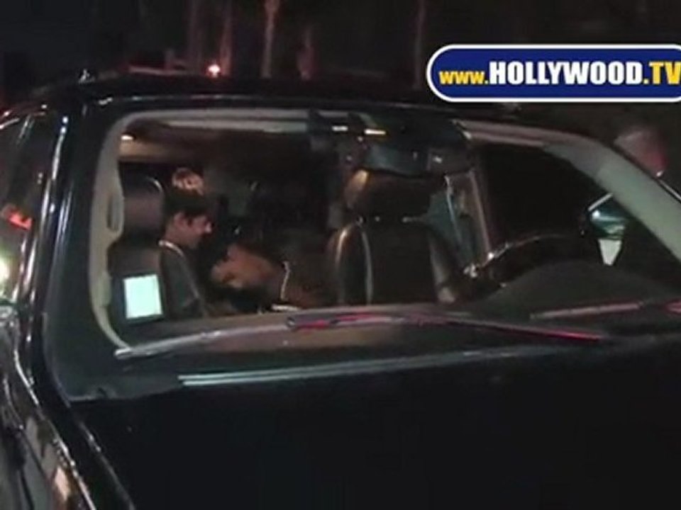 EXCLUSIVE: Trashed Kid Cudi Helped Back to His Car!!!