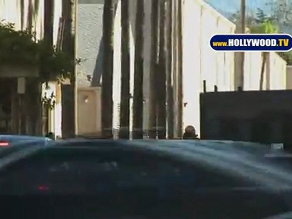 Charlie Sheen Flashes "Two & Half Men" Script on Way to Warner Bros!