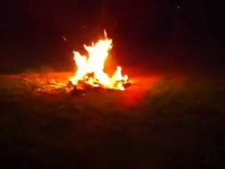 Spray paint can explodes!!!!