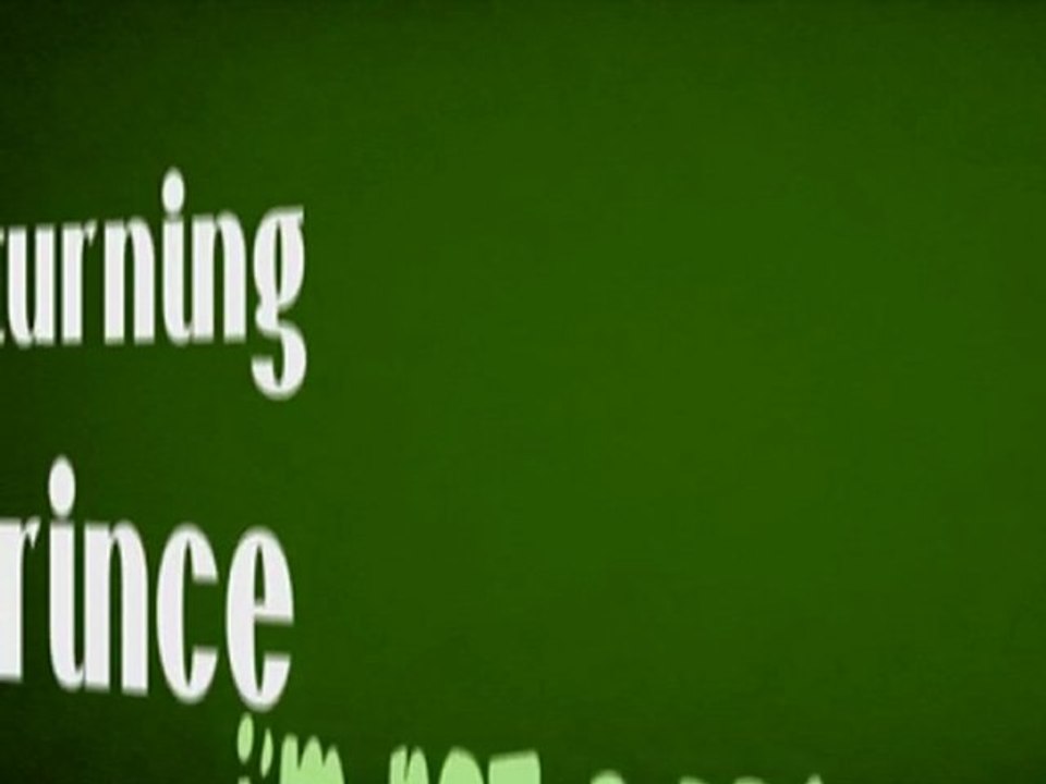 kynetic typography - the frog prince