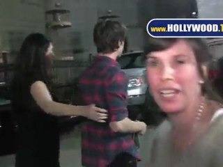 EXCLUSIVE: 'The Next Spiderman' Andrew Garfield Leaves the Egyptian Theater