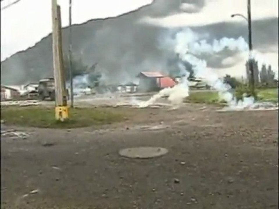 Chile clashes after talks fail