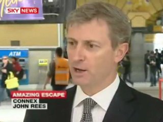 Baby hit by train and survived