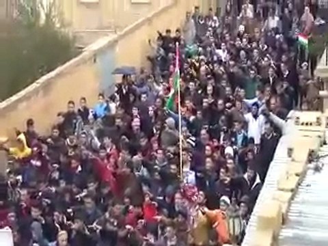 فري برس مظاهرة عامودا جمعة المقاومة الشعبية 17 2 2012 ج2