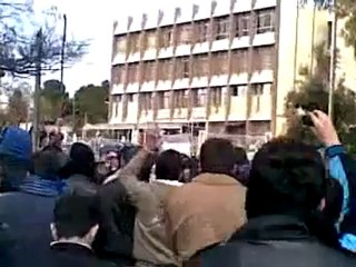 فري برس   مظاهرة حي الميرديان حلب   16 2 2012