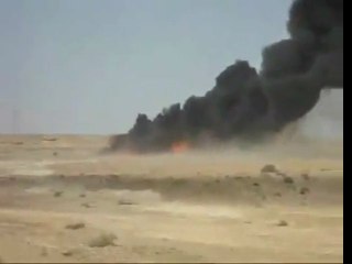 Soldiers Blow up Tanker with grenade launcher
