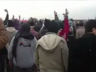 فري برس   مدينة سلمية تشييع الشهيد مجد حمودي 14 2 2012 ج2