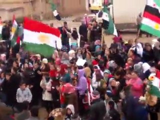 فري برس   قامشلو حي قناة السويس جمعة المقاومة الشعبية 17 2 2012