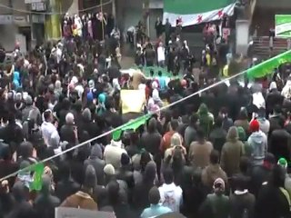 فري برس   ريف دمشق قدسيا اعدام الشبيح الأكبر 17 2 2012