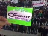 فري برس   ادلب محمبل مظاهرة جمعة المقاومة الشعبية 17 2 2012