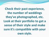 Memorable Wedding Photography : Finding the Very Best in a Wedding Photographer