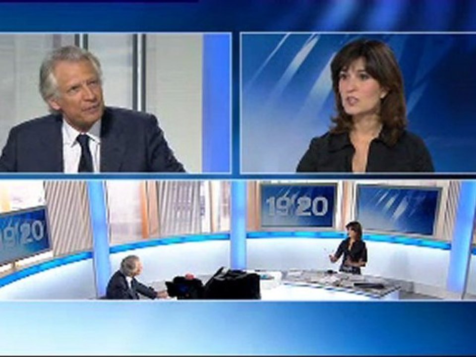 De Villepin invité de france 3 Languedoc Roussillon