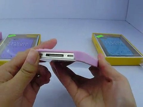 Beautiful Blossom Decorated iPhone 4S Hard Case-Pink