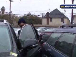 Adam Brody Finishes Up Xmas Shopping in Hancock Park