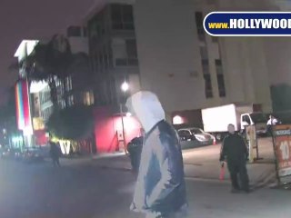 Liam Hemsworth Strolls Out of Eden
