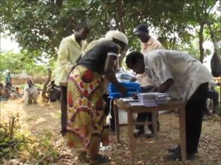 Zambia, Maround, Mbala: Bednet Distributions