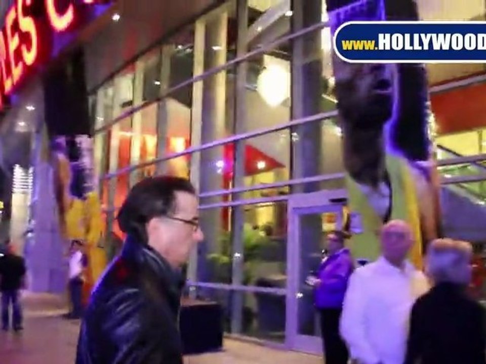 Andy Garcia Hits Staples Center