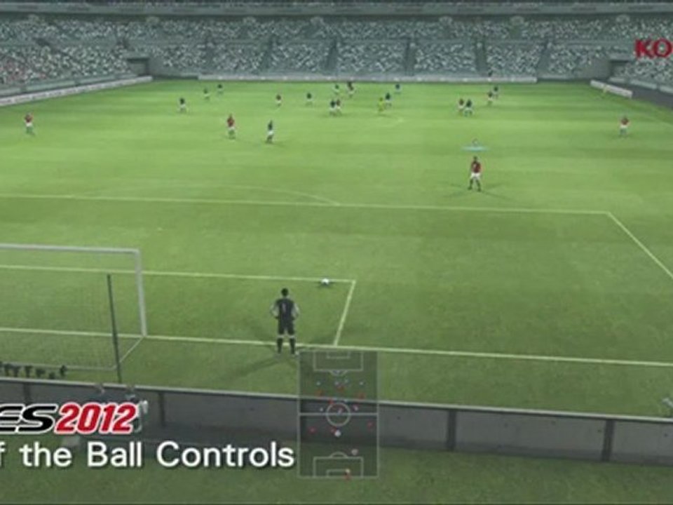 PES 2012 Gameplay Video 06 - Off the Ball Controls