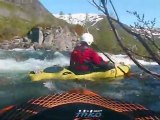 White water kayaking in Jordalen, Norway
