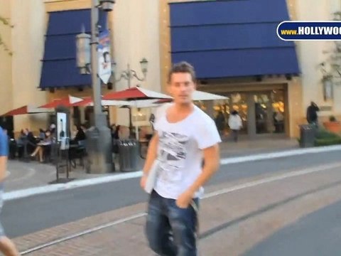 Tristan MacManus shops at the Grove