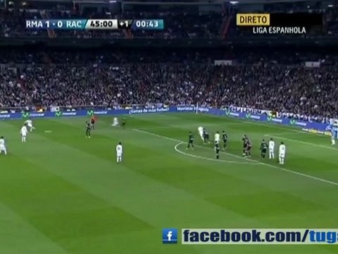 Real Madrid VS Santander 2-0 Goal Benzema 45+1' | 18.02.2012