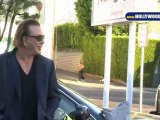 Mickey Rourke hangs out at Fred Segal