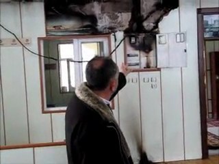 İKİZPINAR BELDESİ ALİ EFENDİ CAMİİ YILDIRIM DÜŞTÜ