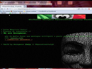 Anonymous buca il sito di Maurizio Paniz