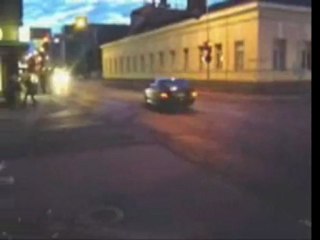 Car stunt with a bad timing!