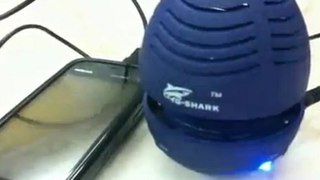 Mini Egg Tumbler Speaker for iPod MP3 MP4 Black