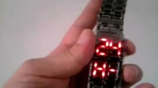 Red Binary LED Wrist