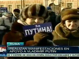 Putin se perfila como favorito para elecciones en Rusia