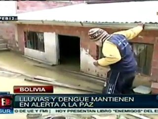 Lluvias y dengue mantienen en alerta a La Paz